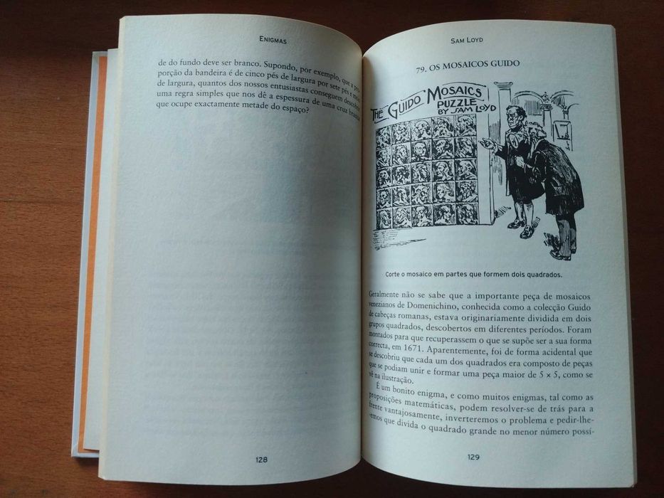 Livro os Enigmas de Sam Loyd