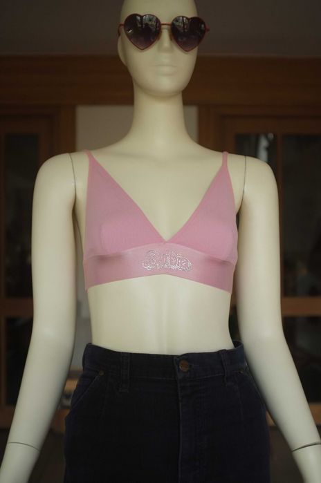 miękki sportowy stanik braletka biustonosz Primark x Barbie Bralette