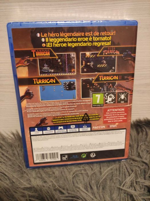 Turrican Flashback 30th Anniversary Collection PS4 PS5 NOWA bez folii