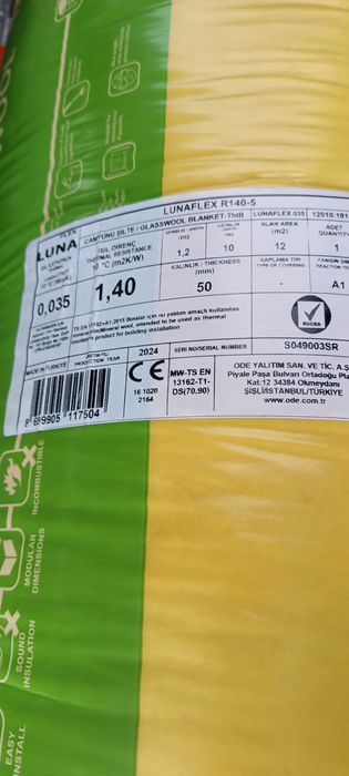 Wełna mineralna Lunaflex 035 50mm