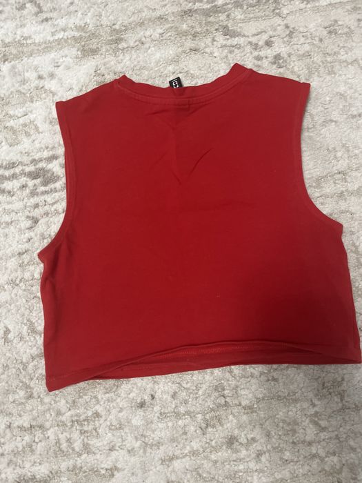 червоний жіночий топ H&M