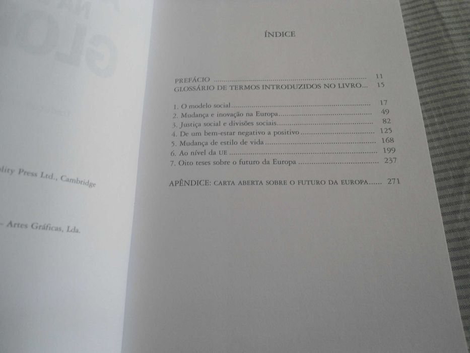 A Europa na Era Global de Anthony Giddens