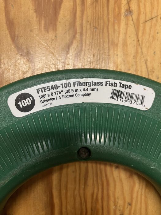 Przepychacz / taśma do przeciągania kabli Greenlee FTF540-100 – 30,5 m