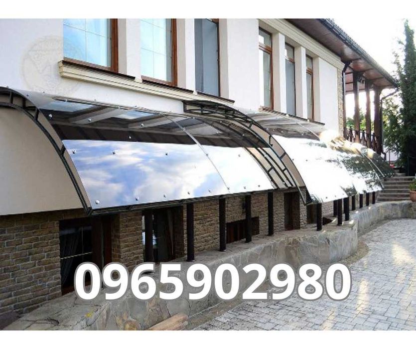 Продаём и заменяем поликарбонат на козырьках НЕ ДОРОГО