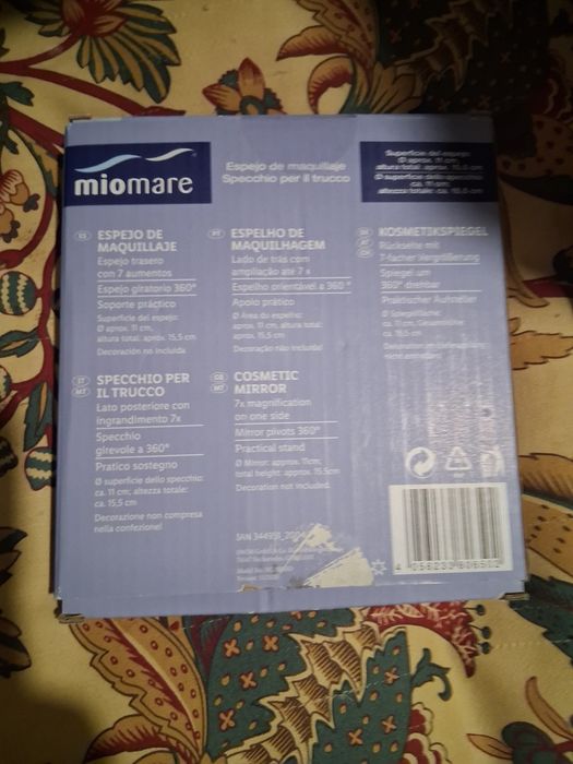 Espelho de maquilhgem novo embalado