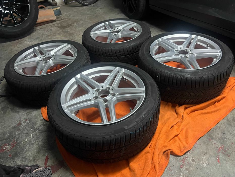 Conjunto 4 Jantes Uniwheels 18" 5x112 + Pneus — Como Novas