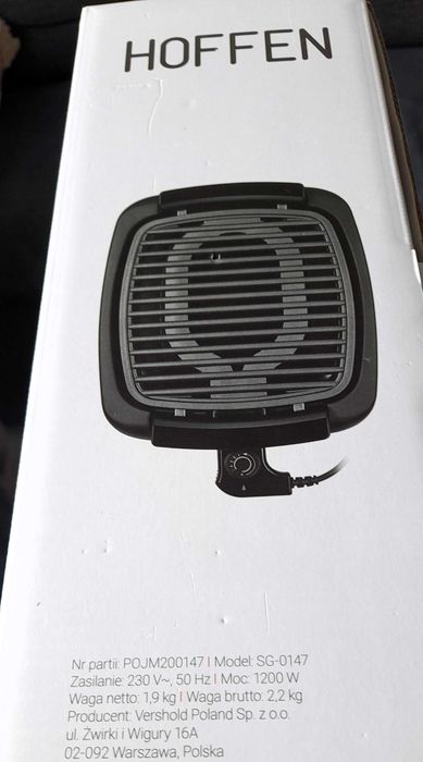 Grill elektryczny  HOFFEN ! ! !