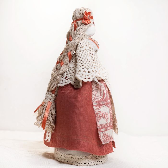 Мереживна Лялька-мотанка "Тепла Ладівниця"