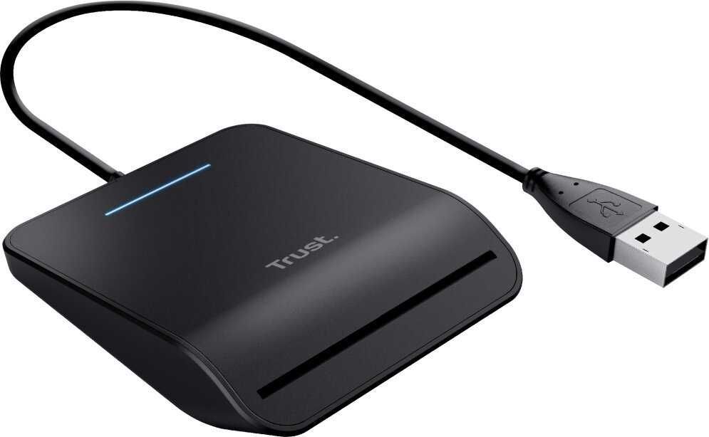 Trust Primo czytnik do kart chipowych Wewnątrz Czarny CardBus+USB 2.0