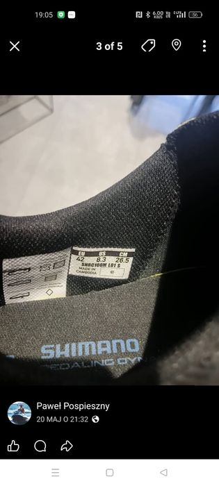 Buty i padały Shimano- tylko w komplecie