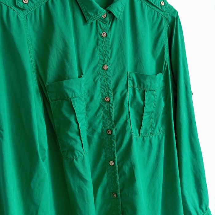 TATUUM koszula zielona 100% lyocell tencel nasycona zielona trawiasta 44 XXL XL 42
