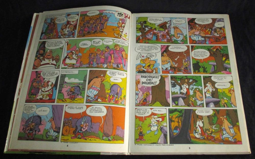 Livro BD Uma Aventura de Astérix O Gaulês Bertrand