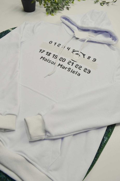 Легкое худи с принтом Maison Margiela (XS-XXL)