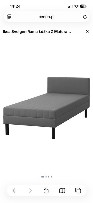 Łóżko pojedyncze Ikea SVELGEN