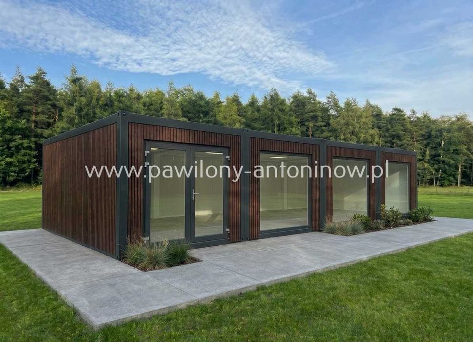 NOWY KONTENER MODUŁOWY 72m2 Pawilon Handlowy Biurowy Gastronomiczny Kosmetyczny Fryzjerski Usługowy Magazynowy LEASING - OD PRODUCENTA