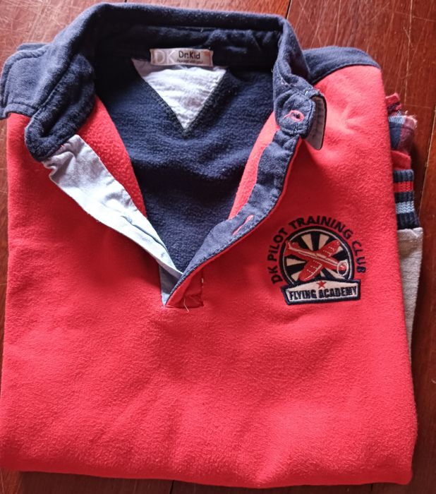 Polo vermelho infantil