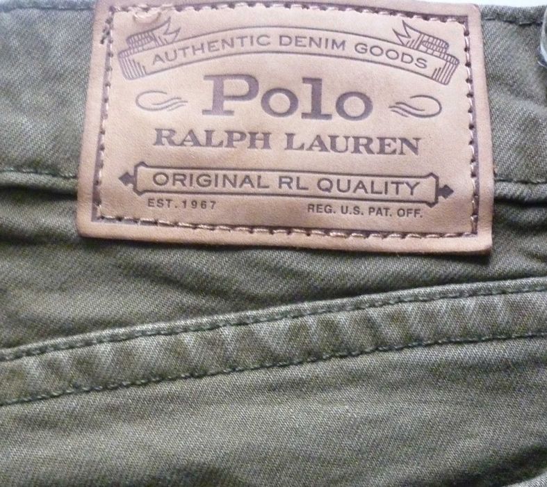 Męskie spodnie jeansowe POLO RALPH LAUREN r. XXL W40 L30 STRETCH khaki