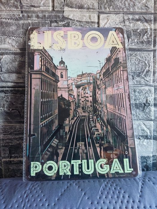 Placa Metálica 20x30cm Cidades