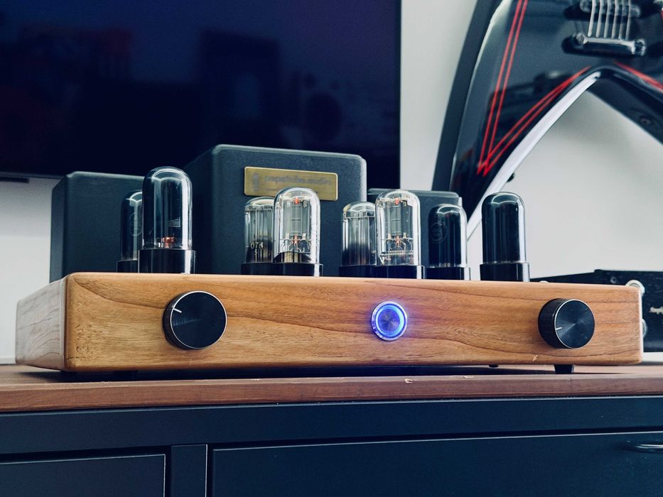 ‼️ Ламповый 6П6С (=6V6 Fender/Audio Note) PP, 8 ламп, 2×12Вт ВИДЕО