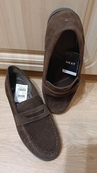 Женские лоферы NEXT натуральный замш