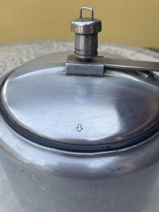 Panela de pressão, 5 L, modelo antigo, marca Hermes, made in Austria