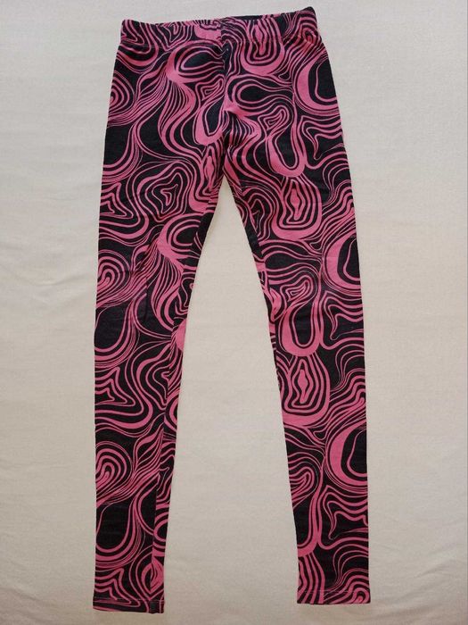 Nowe spodnie dresowe legginsy super stan rozmiar 146 warto tanio super