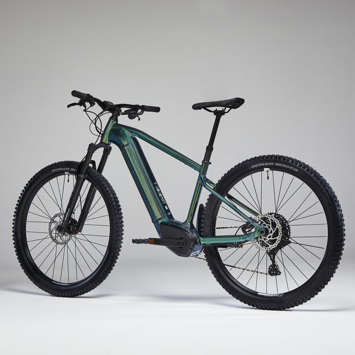 Bicicleta BTT elétrica semirrígida 29" E-EXPL 700 Verde