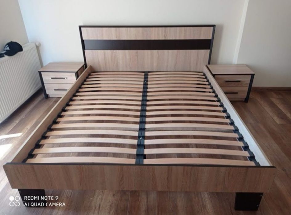 Двухспальне ліжко з матрацом. Кровать + матрас 140*200 та 160*200
