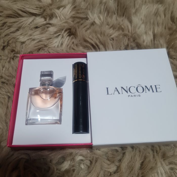 Lancome zestaw gift box mały la vie est belle plus mascara hypnose