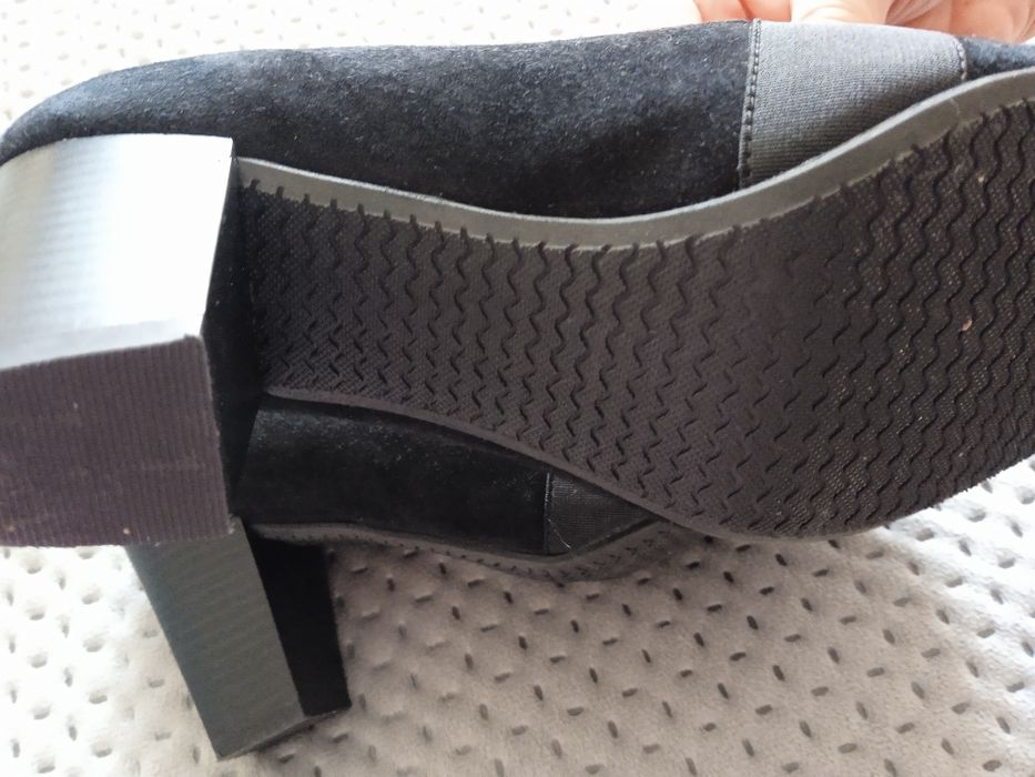 Туфли кожаные женские черные