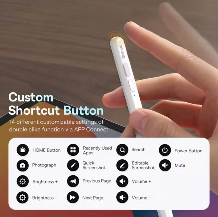 Стилус Baseus Smooth writing 2 Active. Для Apple iPad. Новий.