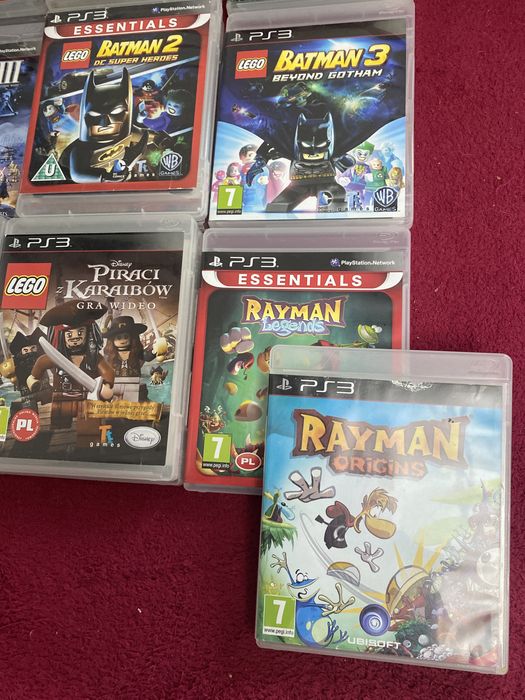 Gry dla dzieci z serii Lego Rayman Ps3 sprzedam zamienie