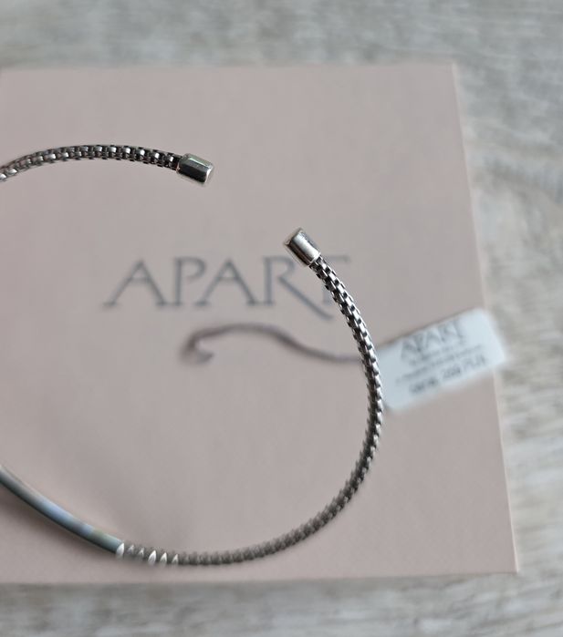 Apart męska srebrna bransoletka jak Nowa na Gwarancj MEGA okazja