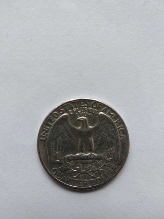 liberty quarter dollar  1966 перевертиш