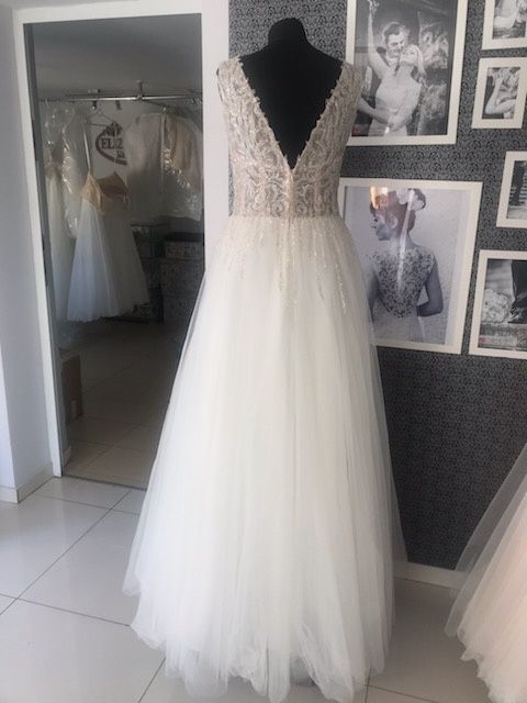 Suknia ślubna Glamour Złota A