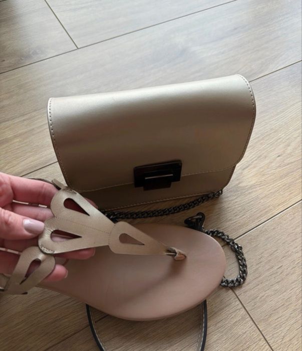 Sandaly 39 plus torebka