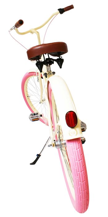 Rower beach CRUISER miejski 26 / 28 LILY damski damka RoyalBi kremowy