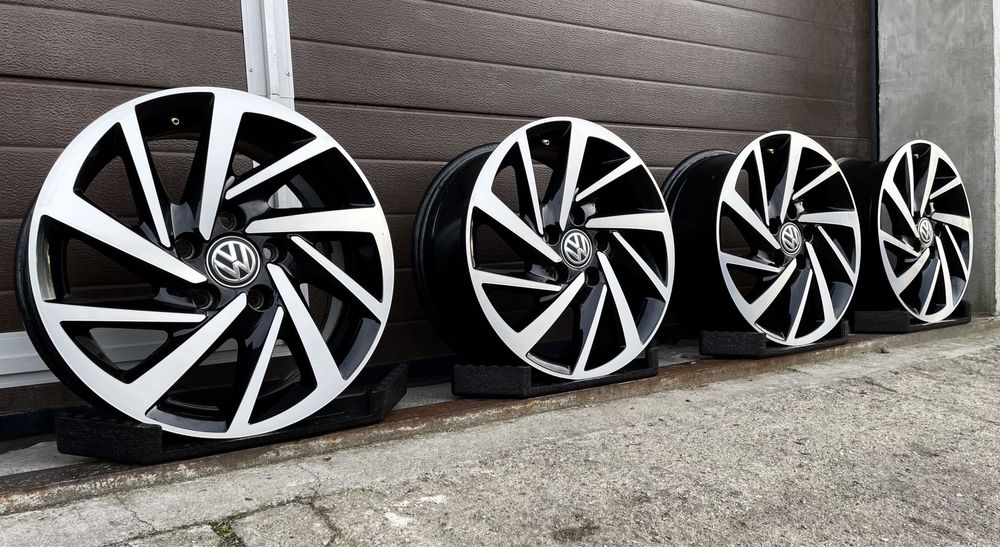 4x felgi aluminiowe 5x112 r16 6,5J et46 Alufelgi oryginał Volkswagen