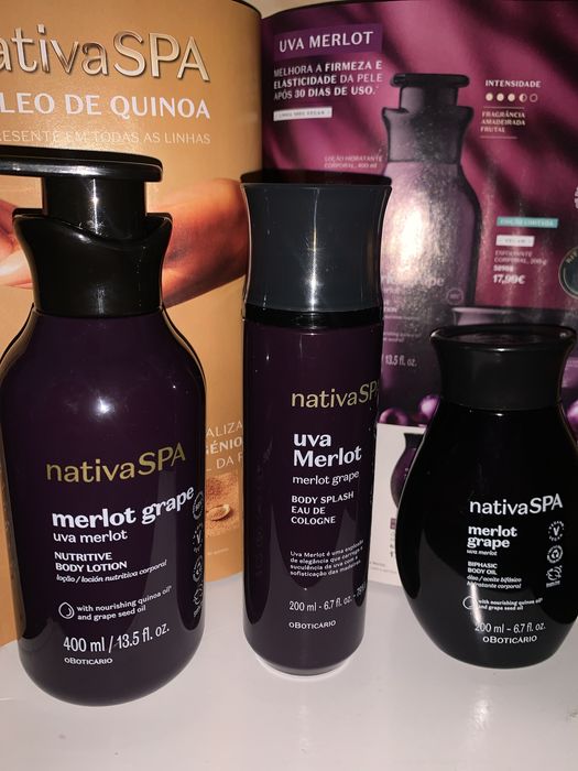 Kit Nativa SPA Uva Merlot