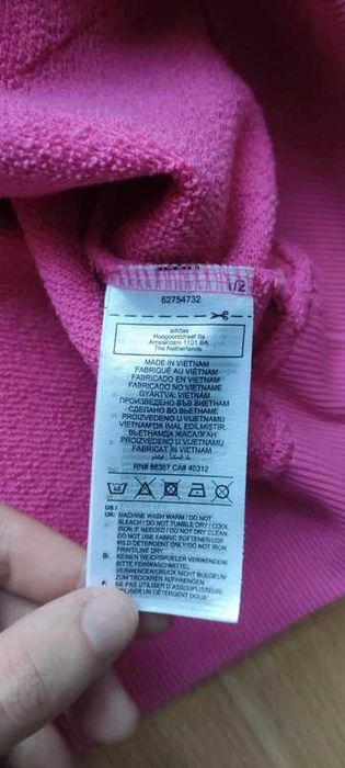 adidas Bluza damska Essentials Hoodie Pink FT H07801