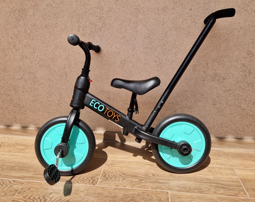 Rowerek biegowy trójkołowy ECO TOYS 3w1 12cali