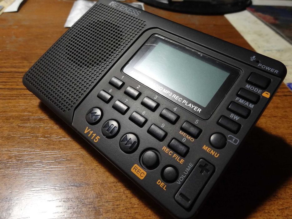 Приемник  Плеер  Диктофон Retekess V115
