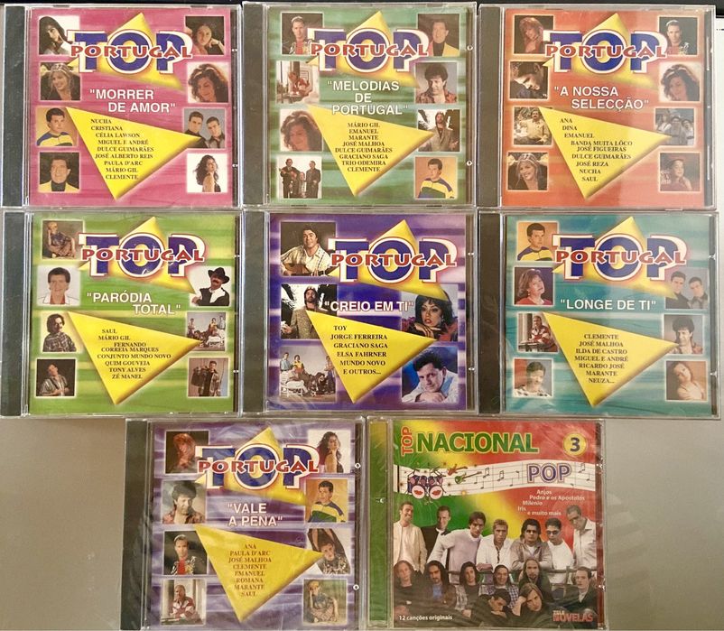 Coleção de Cds “Top Portugal”