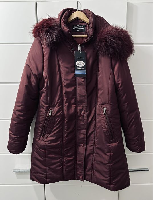 Kurtka bordowa  Nowa 44/XXL