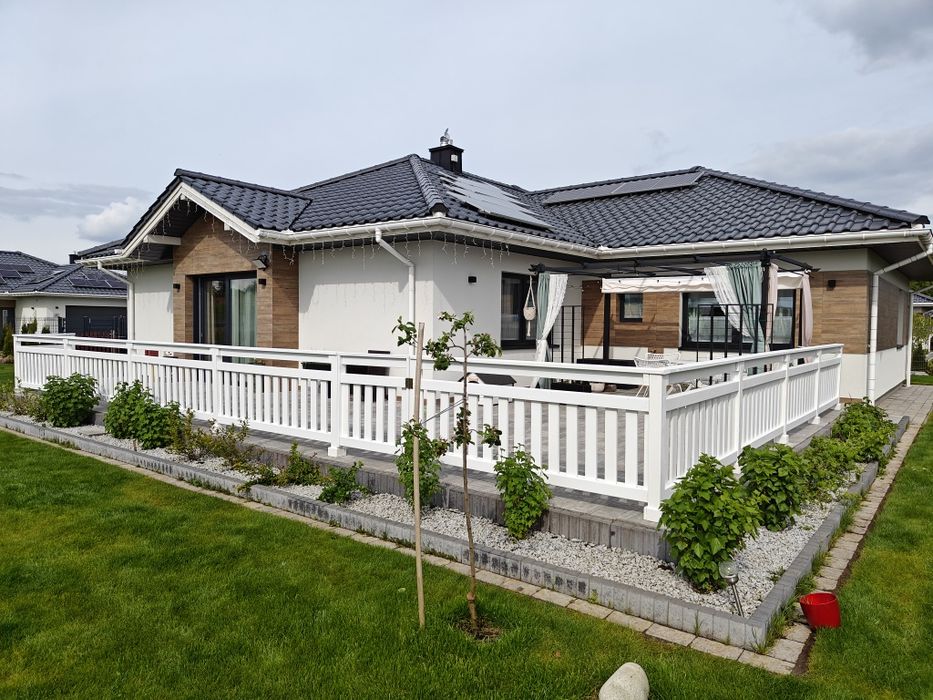 Barierki olchowe, balustrady drewniane