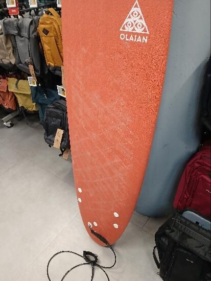 Prancha de Surf em espuma 7' - 500 laranja