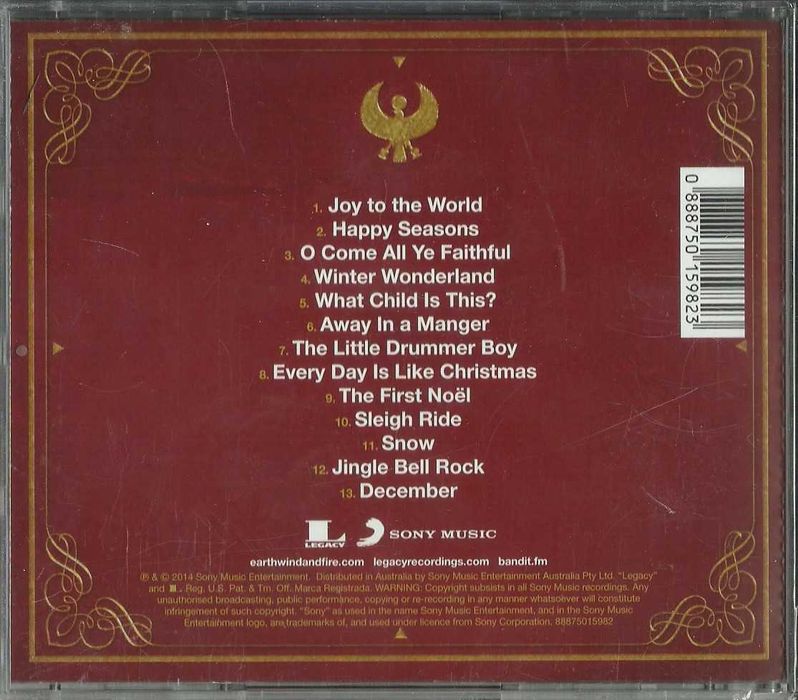 Earth,Wind & Fire - Holiday CD Nowa,Folia Sony 2014