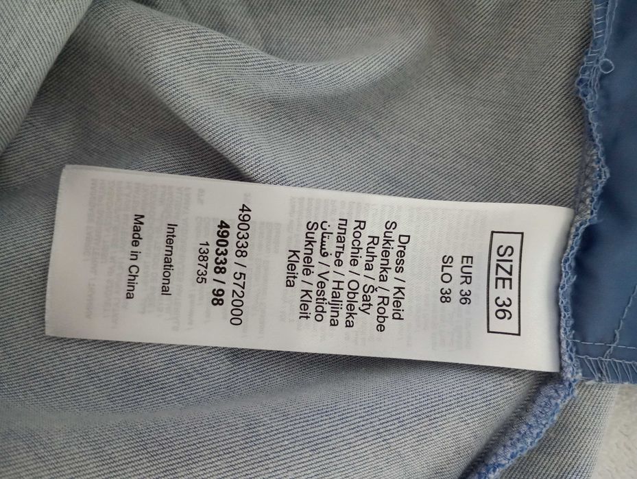 sukienka z żakietem niebieska r. 36