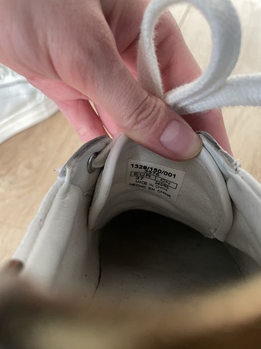 sneakers adidasy trampki białe old money 37 38 skórzane