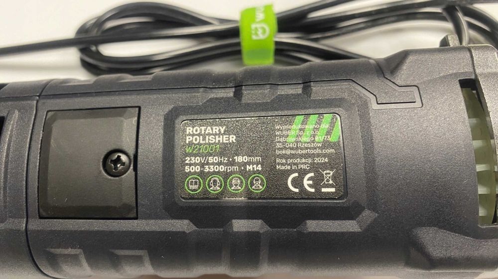 Polerka Samochodowa Rotacyjna 2300w Regulacja Obrotów + Zestaw Gąbek